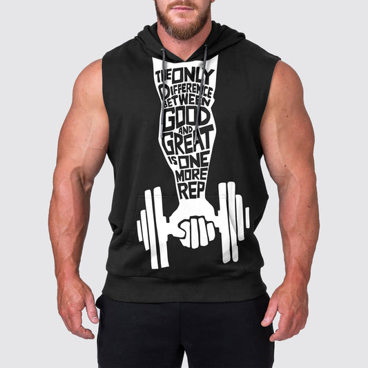 Ultimate Gym Sleeveless Hoodie for Men: Stay Cool and Comfy During Intense Workouts- AA02299