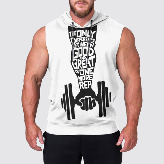 Ultimate Gym Sleeveless Hoodie for Men: Stay Cool and Comfy During Intense Workouts- AA02300