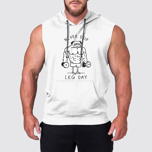 Ultimate Gym Sleeveless Hoodie for Men: Stay Cool and Comfy During Intense Workouts- AA02312