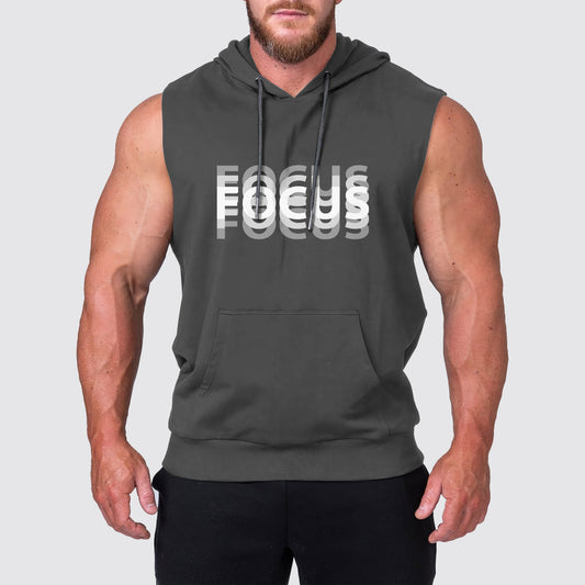 Ultimate Gym Sleeveless Hoodie for Men: Stay Cool and Comfy During Intense Workouts- AA02313