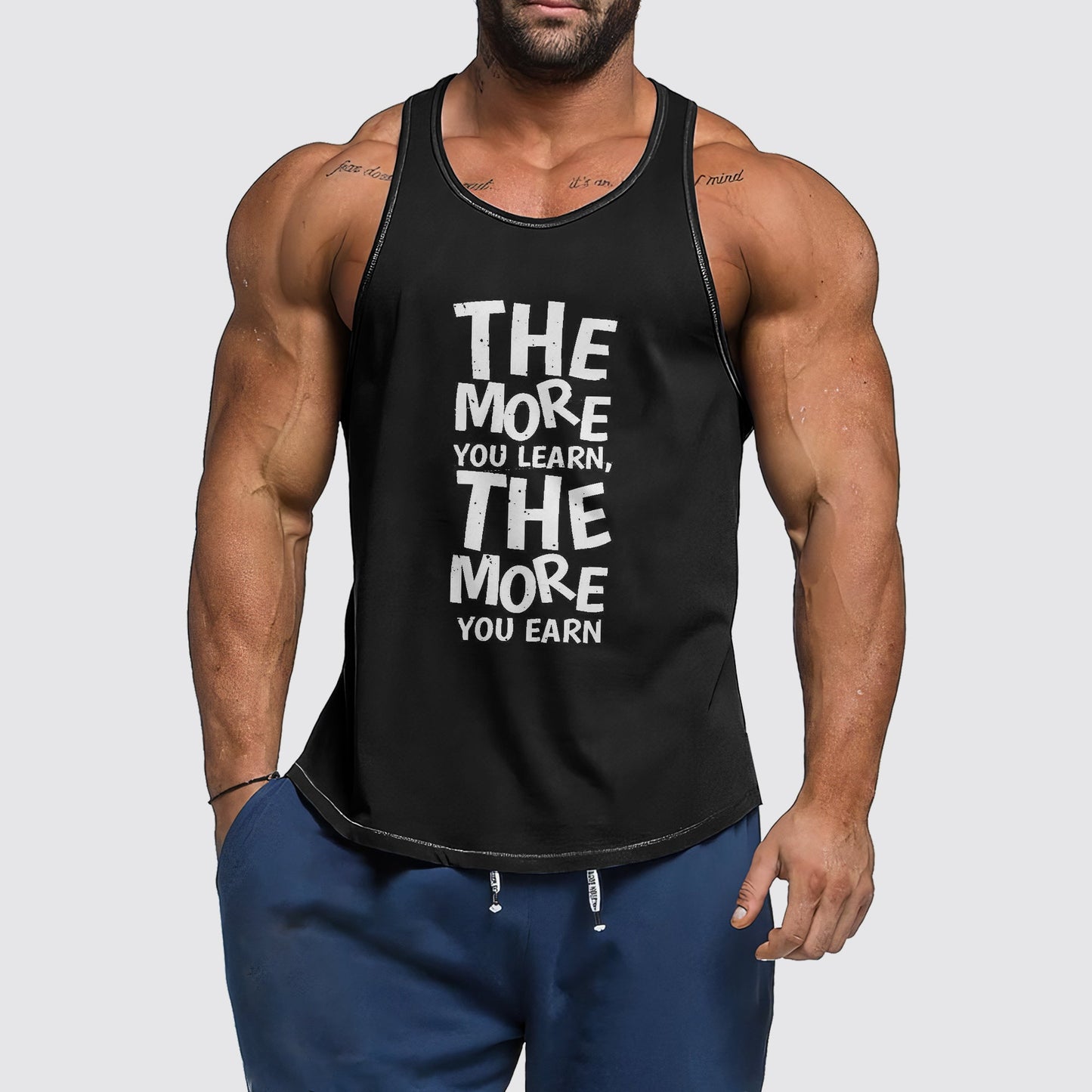 Ultimate Gym Tank Top for Men: Stay Cool and Comfy During Intense Workouts- AA02414