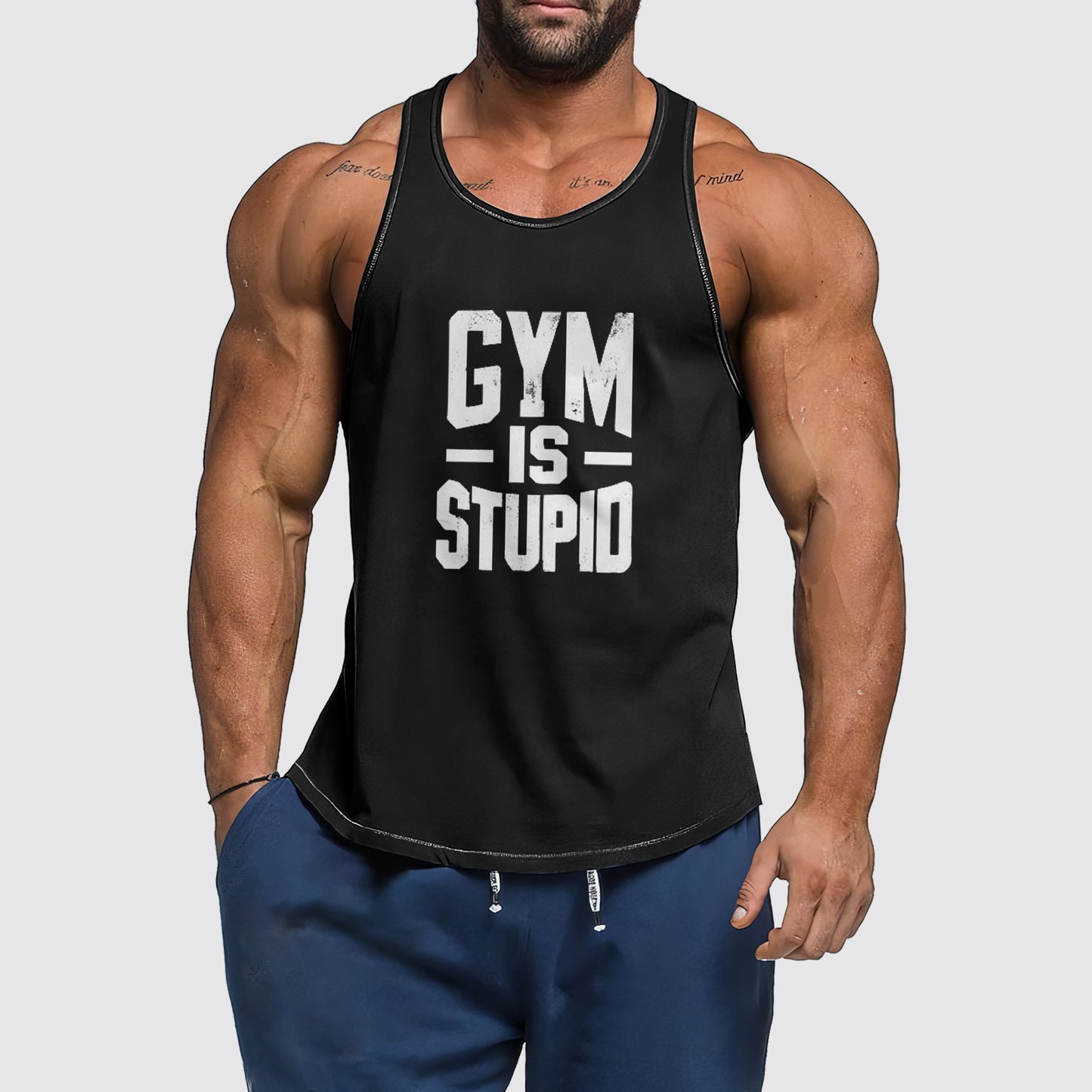 Ultimate Gym Tank Top for Men: Stay Cool and Comfy During Intense Workouts- AA02426