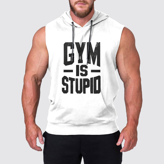 Ultimate Gym Sleeveless Hoodie for Men: Stay Cool and Comfy During Intense Workouts- AA02431