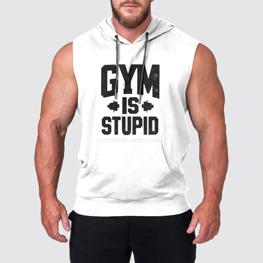 Ultimate Gym Sleeveless Hoodie for Men: Stay Cool and Comfy During Intense Workouts- AA02433