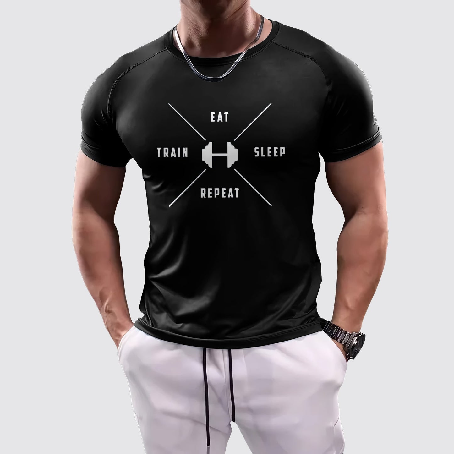 Elevate Your Performance: Tight-Fitting Tee- AA02503