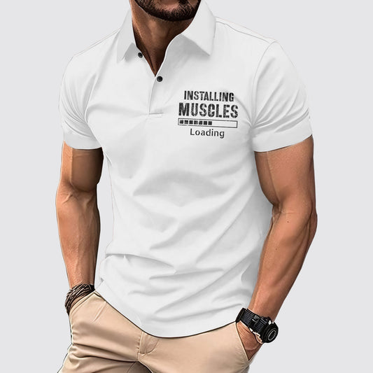 FlexFit Gym Polo Shirt: Performance & Style in Motion- AA02590