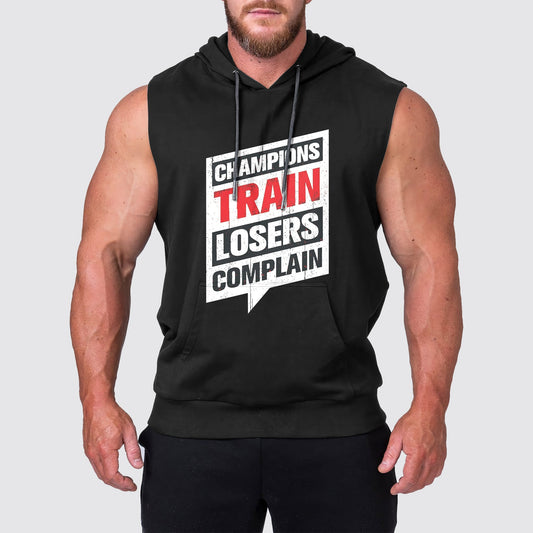 Ultimate Gym Sleeveless Hoodie for Men: Stay Cool and Comfy During Intense Workouts- AA02669