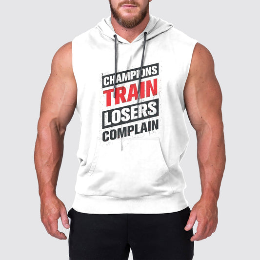 Ultimate Gym Sleeveless Hoodie for Men: Stay Cool and Comfy During Intense Workouts- AA02671