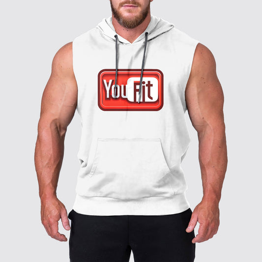 Ultimate Gym Sleeveless Hoodie for Men: Stay Cool and Comfy During Intense Workouts- AA02679