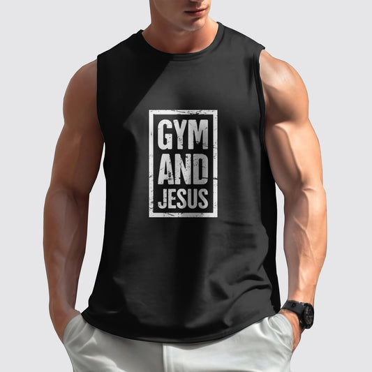 Gym-Ready Round Neck Tank Top- AA02778