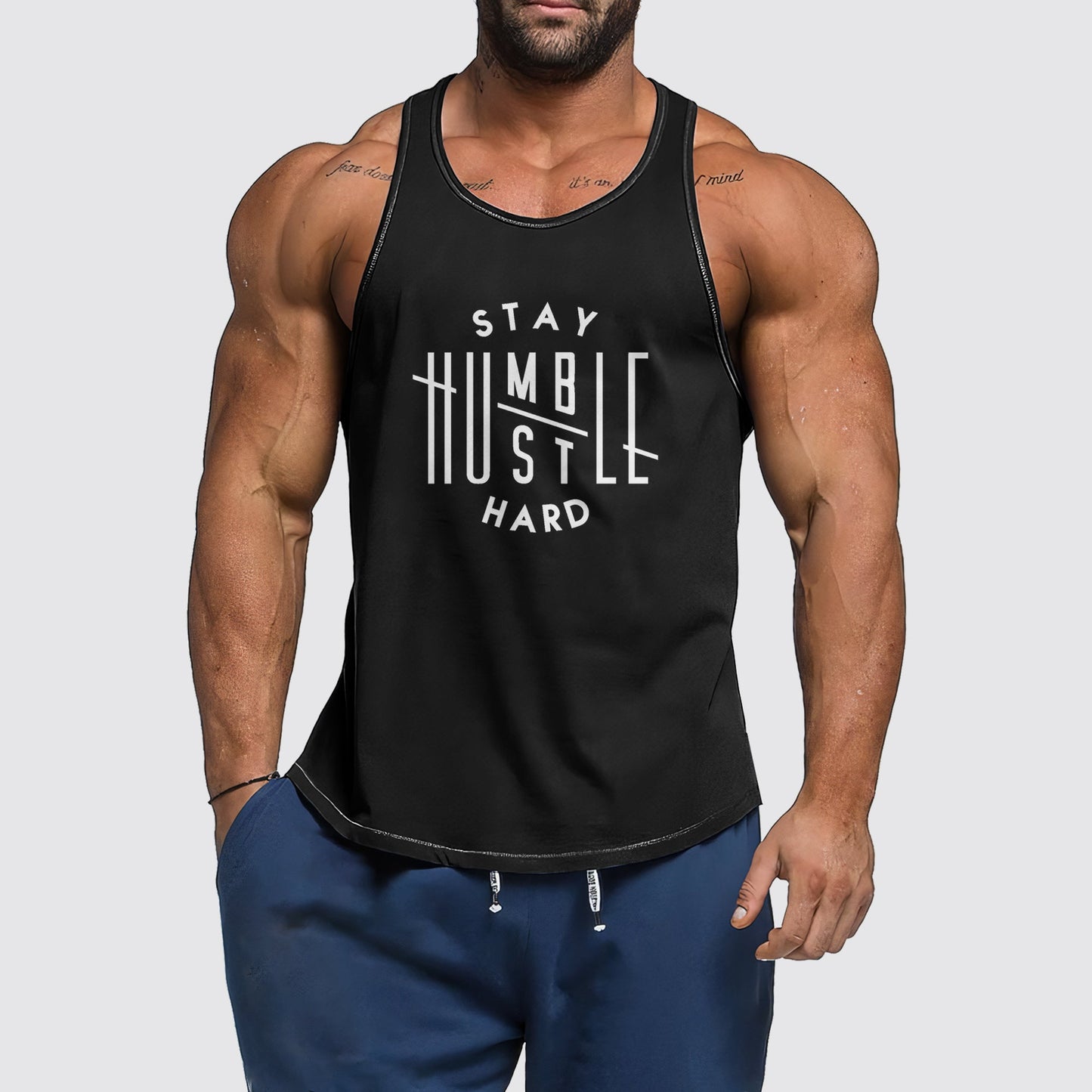 Ultimate Gym Tank Top for Men: Stay Cool and Comfy During Intense Workouts- AA03003