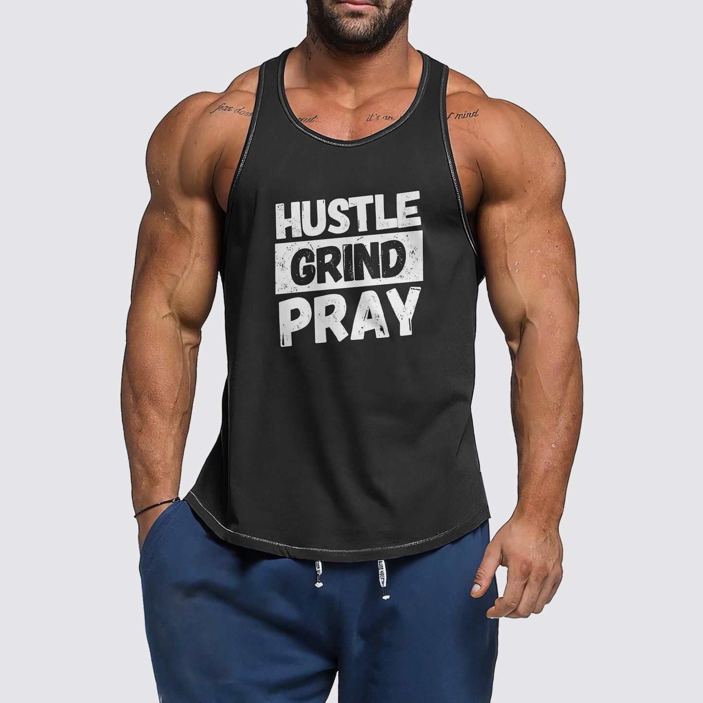 Ultimate Gym Tank Top for Men: Stay Cool and Comfy During Intense Workouts- AA03004