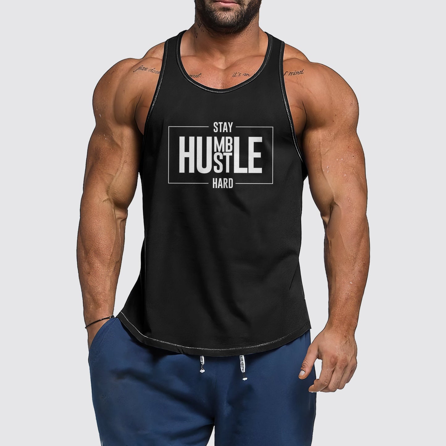 Ultimate Gym Tank Top for Men: Stay Cool and Comfy During Intense Workouts- AA03006