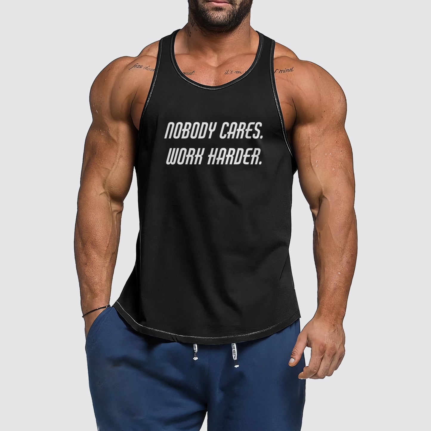 Ultimate Gym Tank Top for Men: Stay Cool and Comfy During Intense Workouts- AA03016