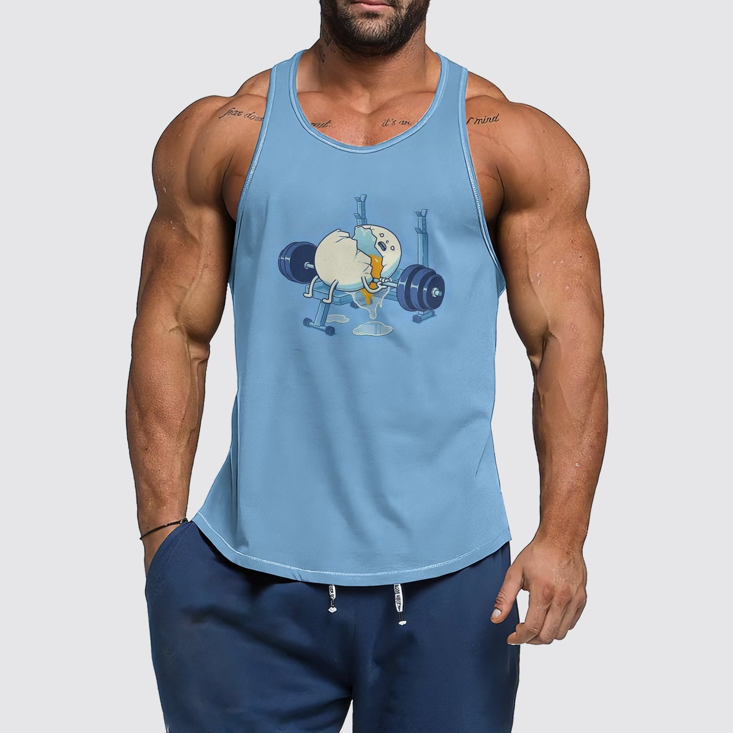 Ultimate Gym Tank Top for Men: Stay Cool and Comfy During Intense Workouts- AA03024