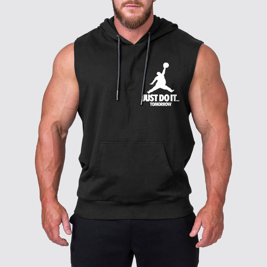 Ultimate Gym Sleeveless Hoodie for Men: Stay Cool and Comfy During Intense Workouts- AA03163