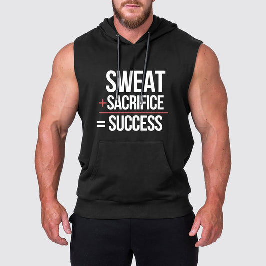 Ultimate Gym Sleeveless Hoodie for Men: Stay Cool and Comfy During Intense Workouts- AA03165