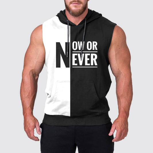 Ultimate Gym Sleeveless Hoodie for Men: Stay Cool and Comfy During Intense Workouts- AA03196