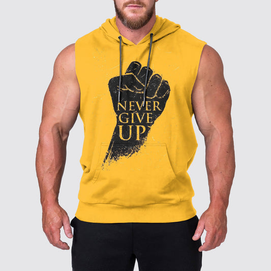 Ultimate Gym Sleeveless Hoodie for Men: Stay Cool and Comfy During Intense Workouts- AA03197