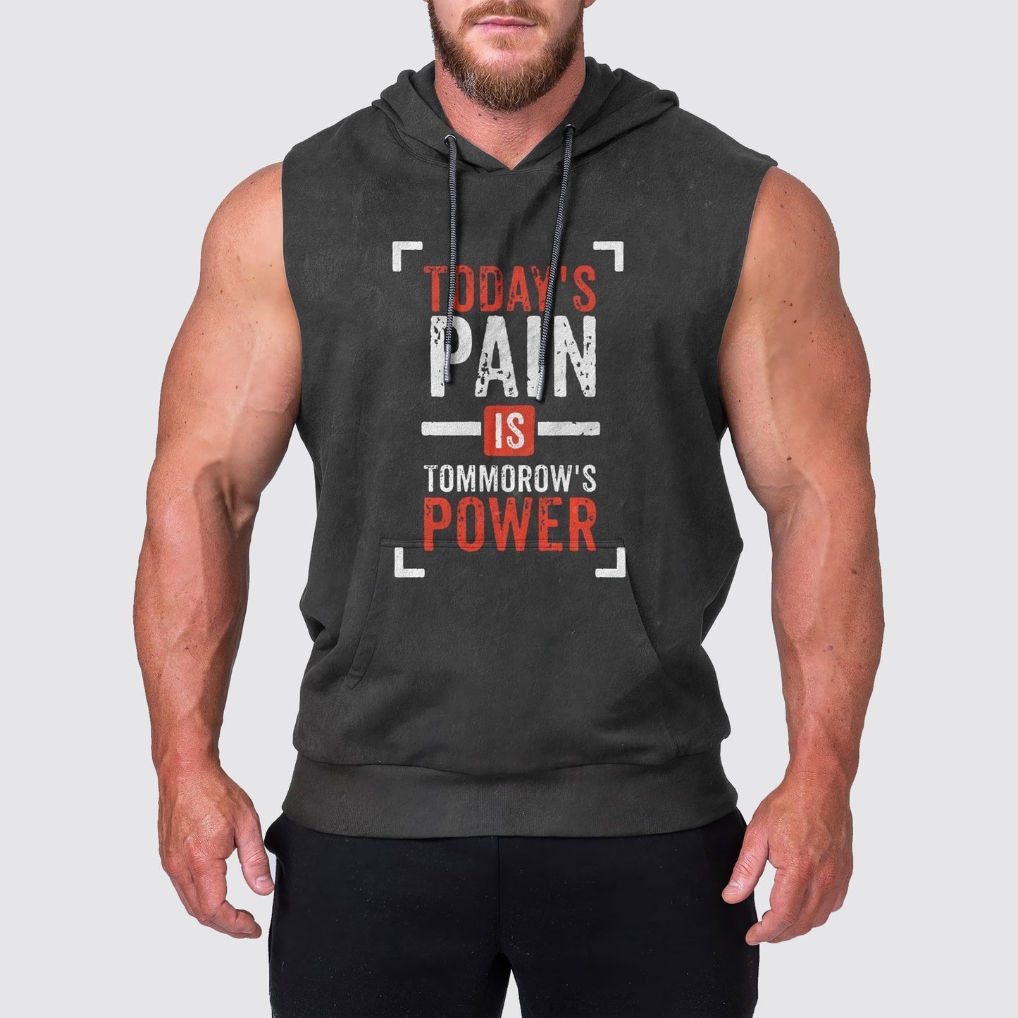 Ultimate Gym Sleeveless Hoodie for Men: Stay Cool and Comfy During Intense Workouts- AA03201