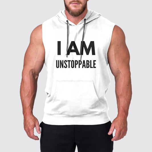 Ultimate Gym Sleeveless Hoodie for Men: Stay Cool and Comfy During Intense Workouts- AA03204