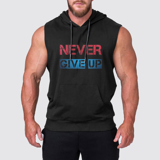 Ultimate Gym Sleeveless Hoodie for Men: Stay Cool and Comfy During Intense Workouts- AA03206