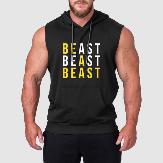 Ultimate Gym Sleeveless Hoodie for Men: Stay Cool and Comfy During Intense Workouts- AA03208