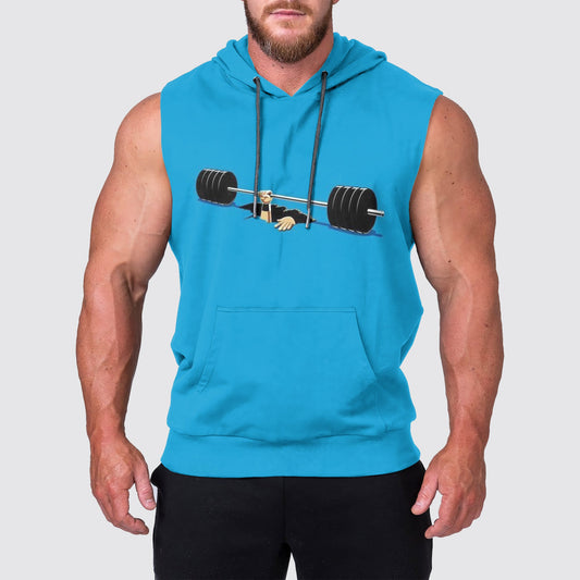 Ultimate Gym Sleeveless Hoodie for Men: Stay Cool and Comfy During Intense Workouts- AA03219