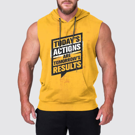 Ultimate Gym Sleeveless Hoodie for Men: Stay Cool and Comfy During Intense Workouts- AA03232