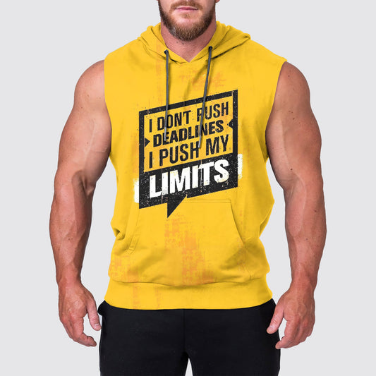 Ultimate Gym Sleeveless Hoodie for Men: Stay Cool and Comfy During Intense Workouts- AA03233