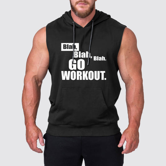 Ultimate Gym Sleeveless Hoodie for Men: Stay Cool and Comfy During Intense Workouts- AA03235