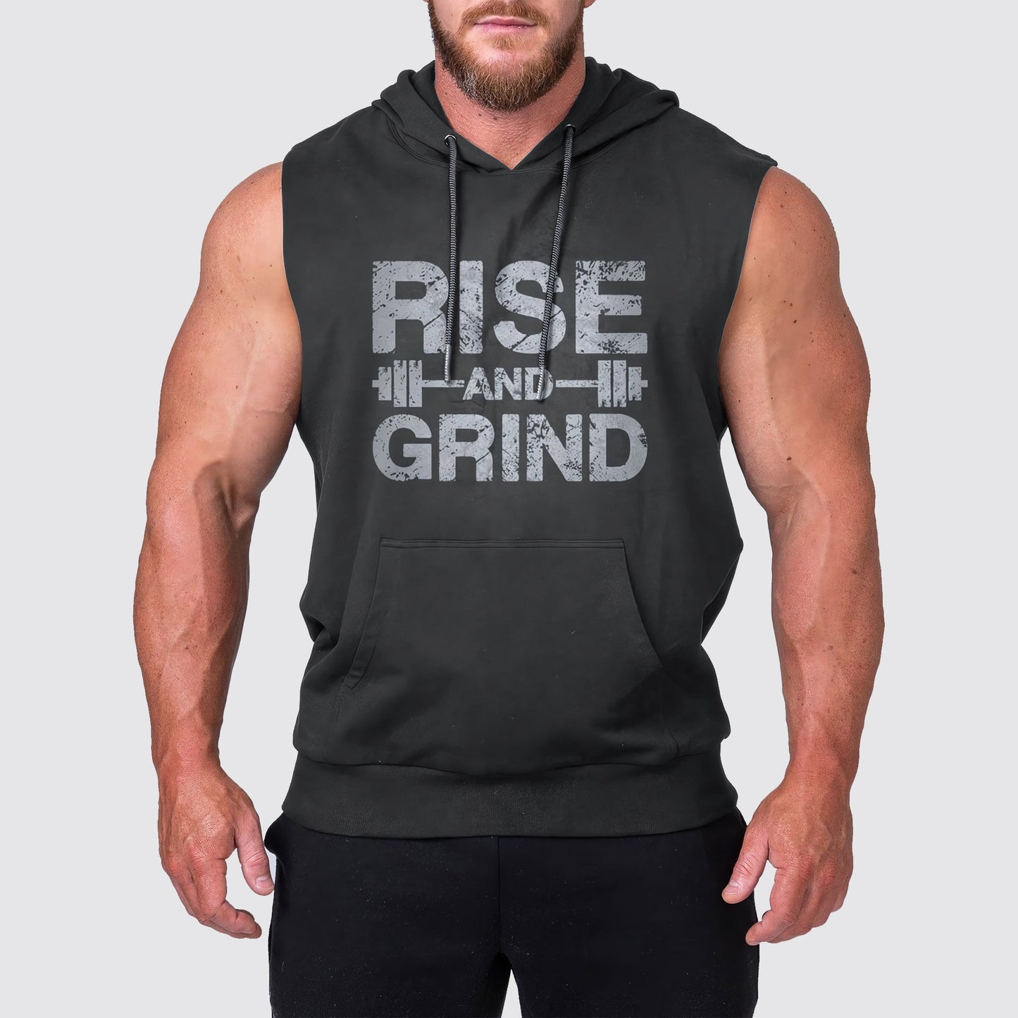 Ultimate Gym Sleeveless Hoodie for Men: Stay Cool and Comfy During Intense Workouts- AA03243