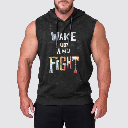 Ultimate Gym Sleeveless Hoodie for Men: Stay Cool and Comfy During Intense Workouts- AA03245