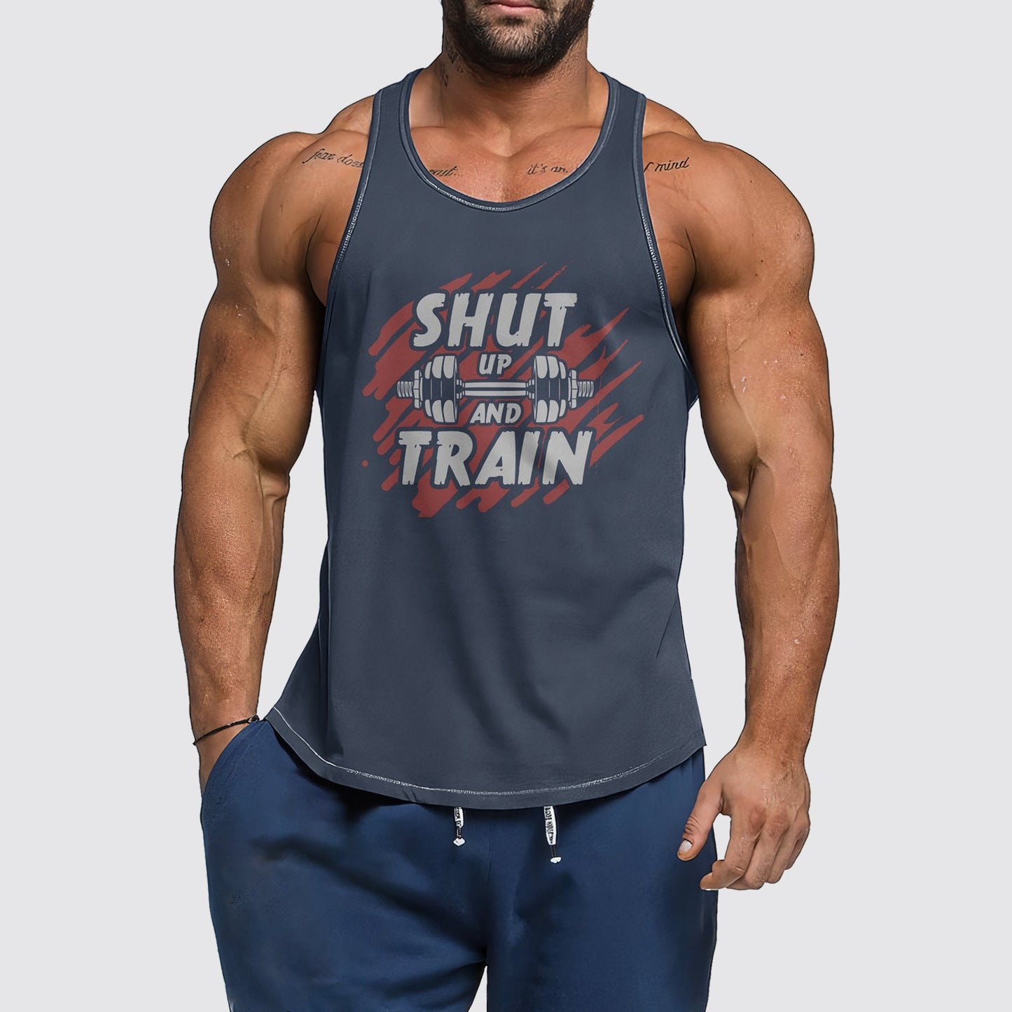 Ultimate Gym Tank Top for Men: Stay Cool and Comfy During Intense Workouts- AA03294