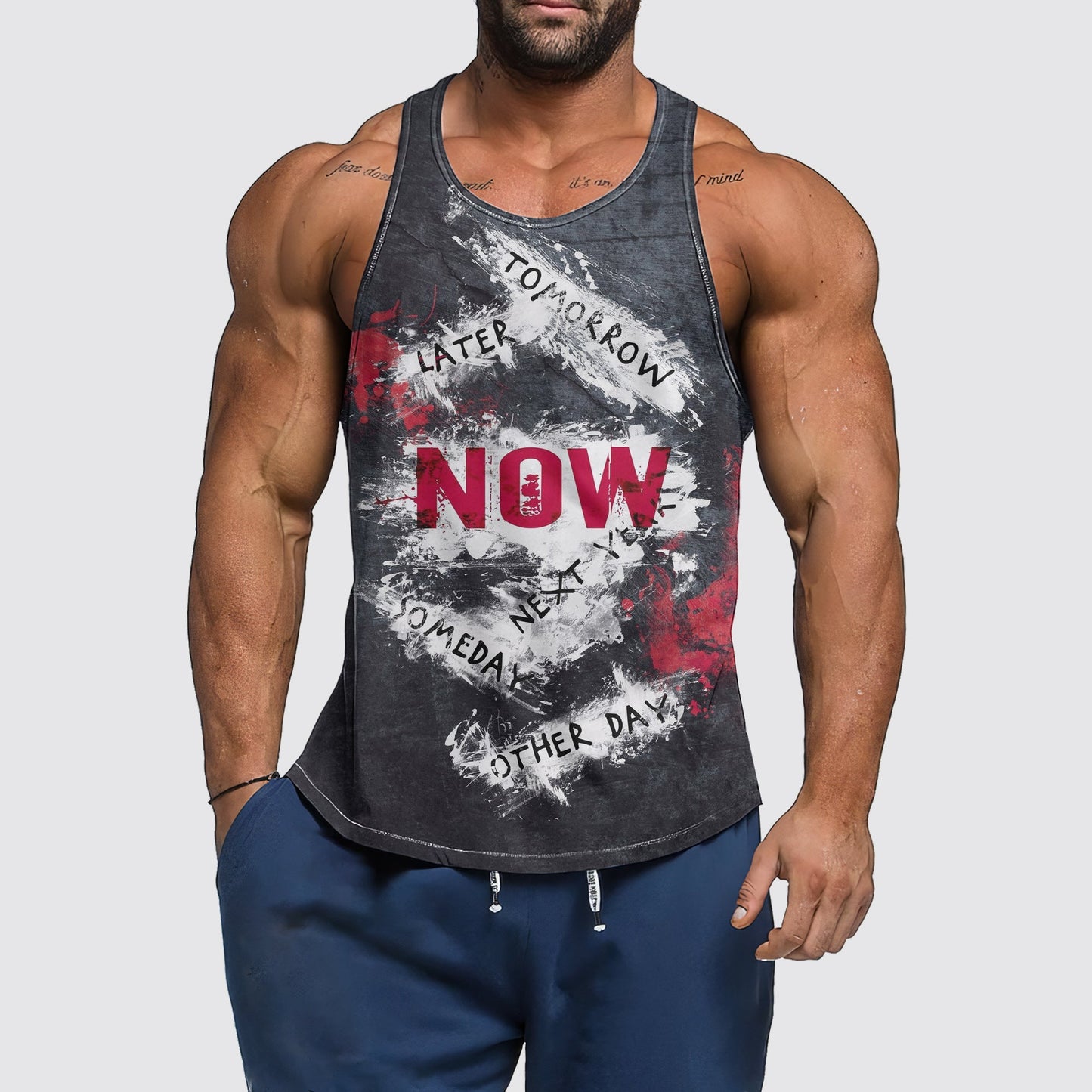 Ultimate Gym Tank Top for Men: Stay Cool and Comfy During Intense Workouts- AA03304