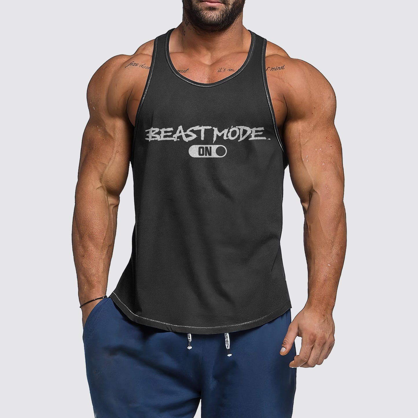 Ultimate Gym Tank Top for Men: Stay Cool and Comfy During Intense Workouts- AA03312