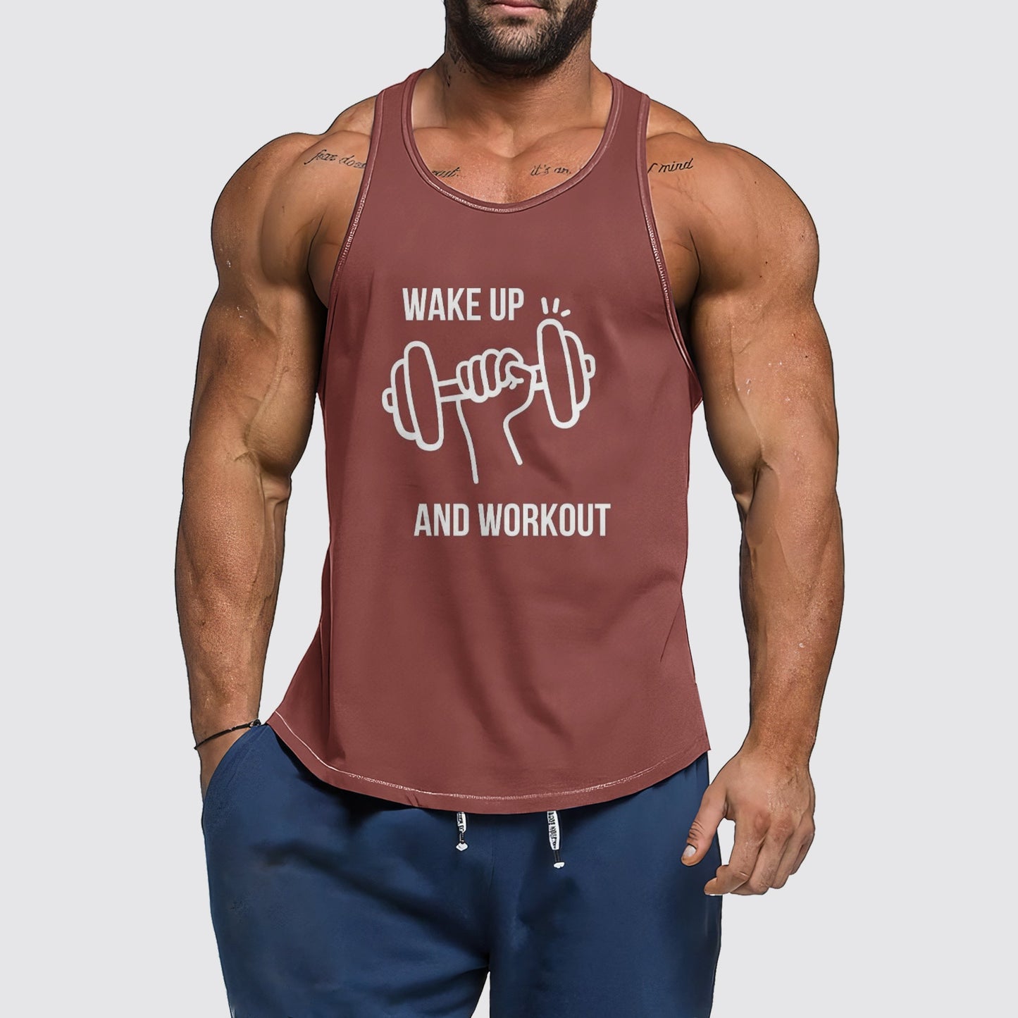 Ultimate Gym Tank Top for Men: Stay Cool and Comfy During Intense Workouts- AA03316