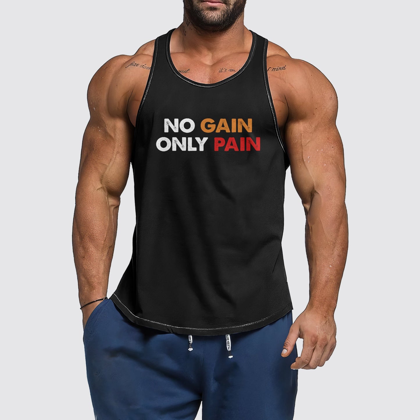 Ultimate Gym Tank Top for Men: Stay Cool and Comfy During Intense Workouts- AA03680