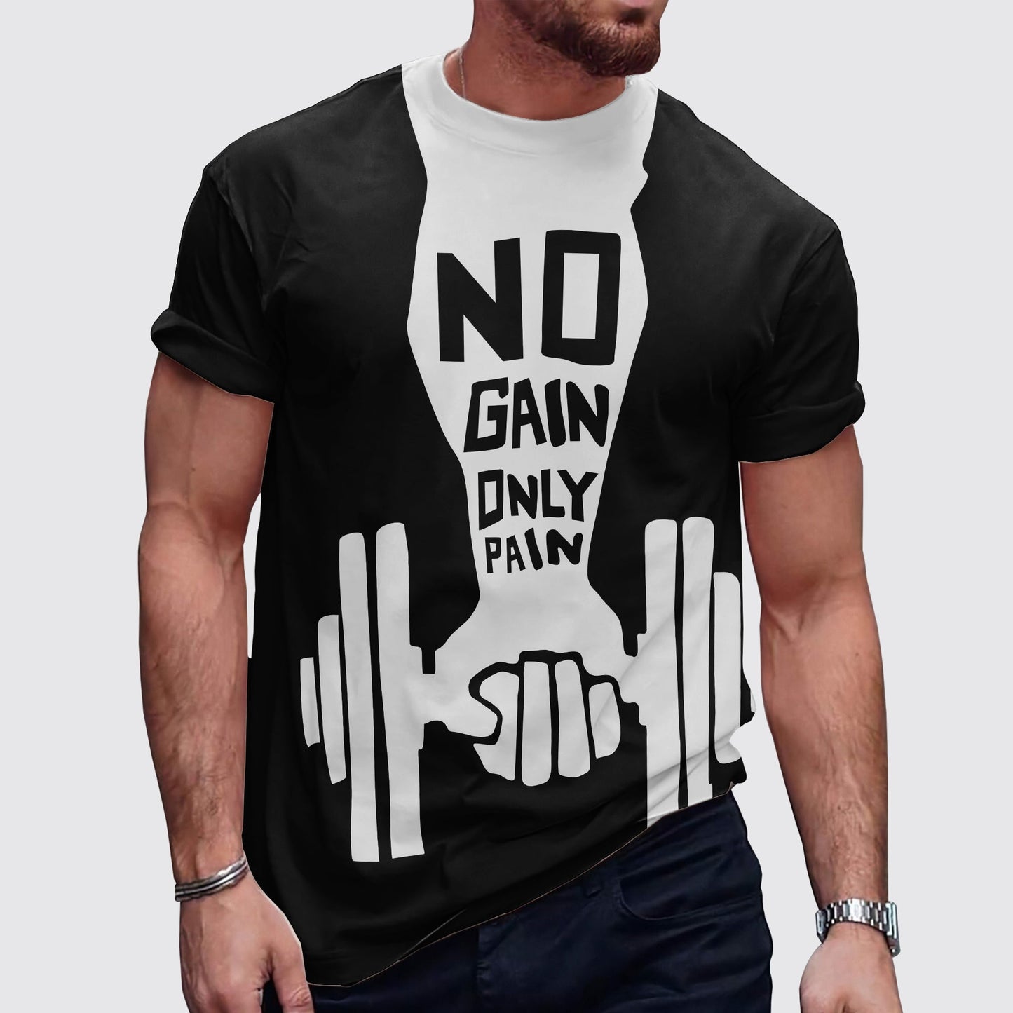 Ultimate Gym T-shirt for Men: Stay Cool and Comfy During Intense Workouts- AA03715