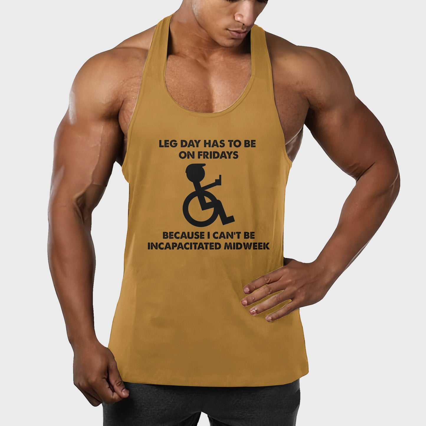 Customizable Bodybuilding Racerback Tank Top- AA03768