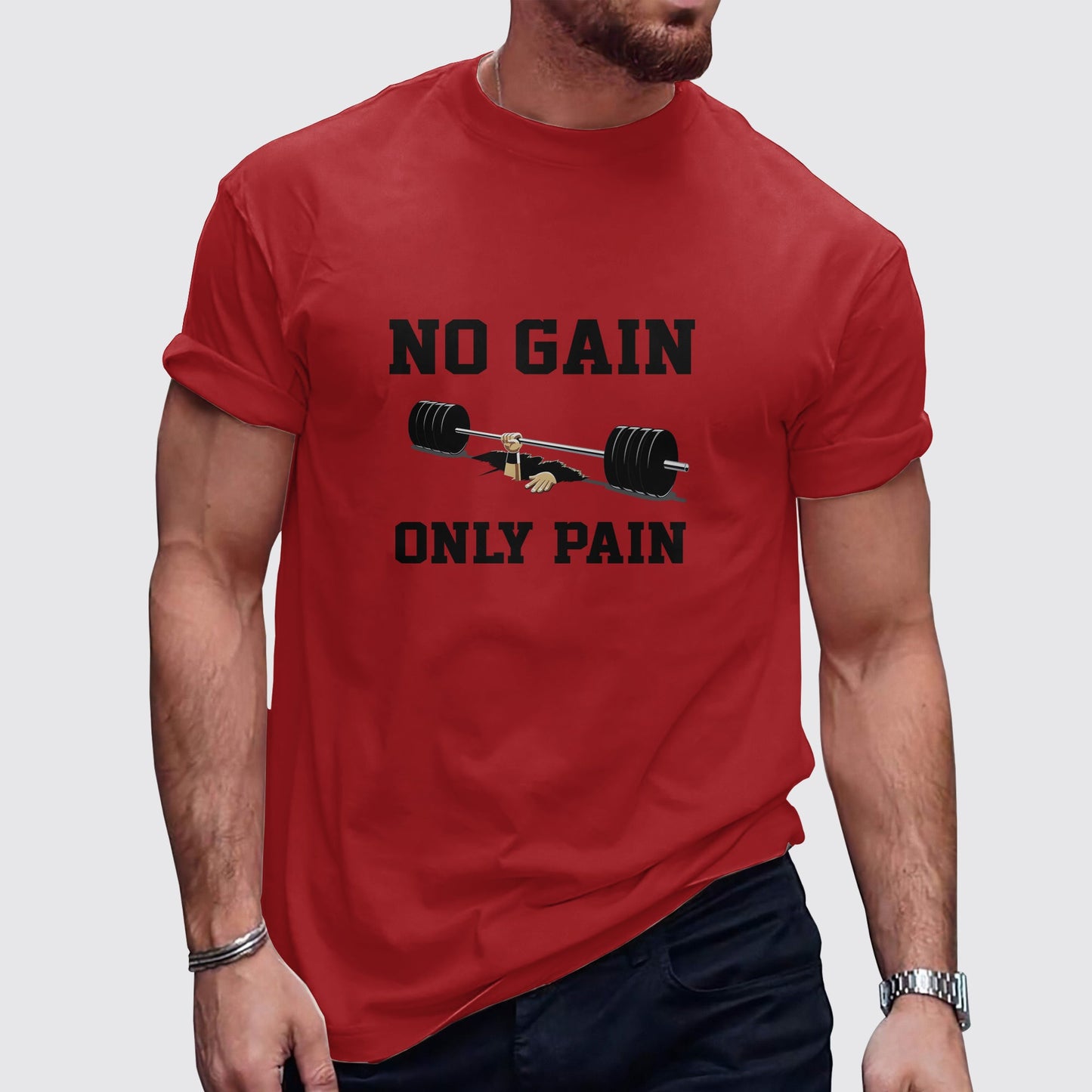 Ultimate Gym T-shirt for Men: Stay Cool and Comfy During Intense Workouts- AA04000