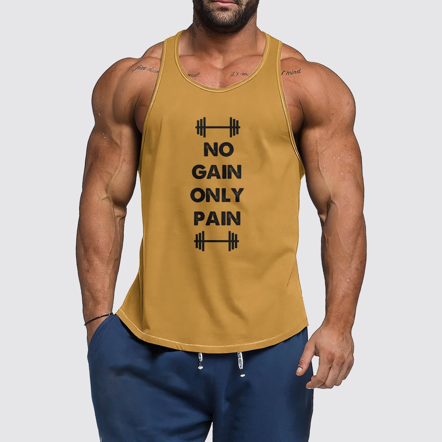 Ultimate Gym Tank Top for Men: Stay Cool and Comfy During Intense Workouts- AA04063