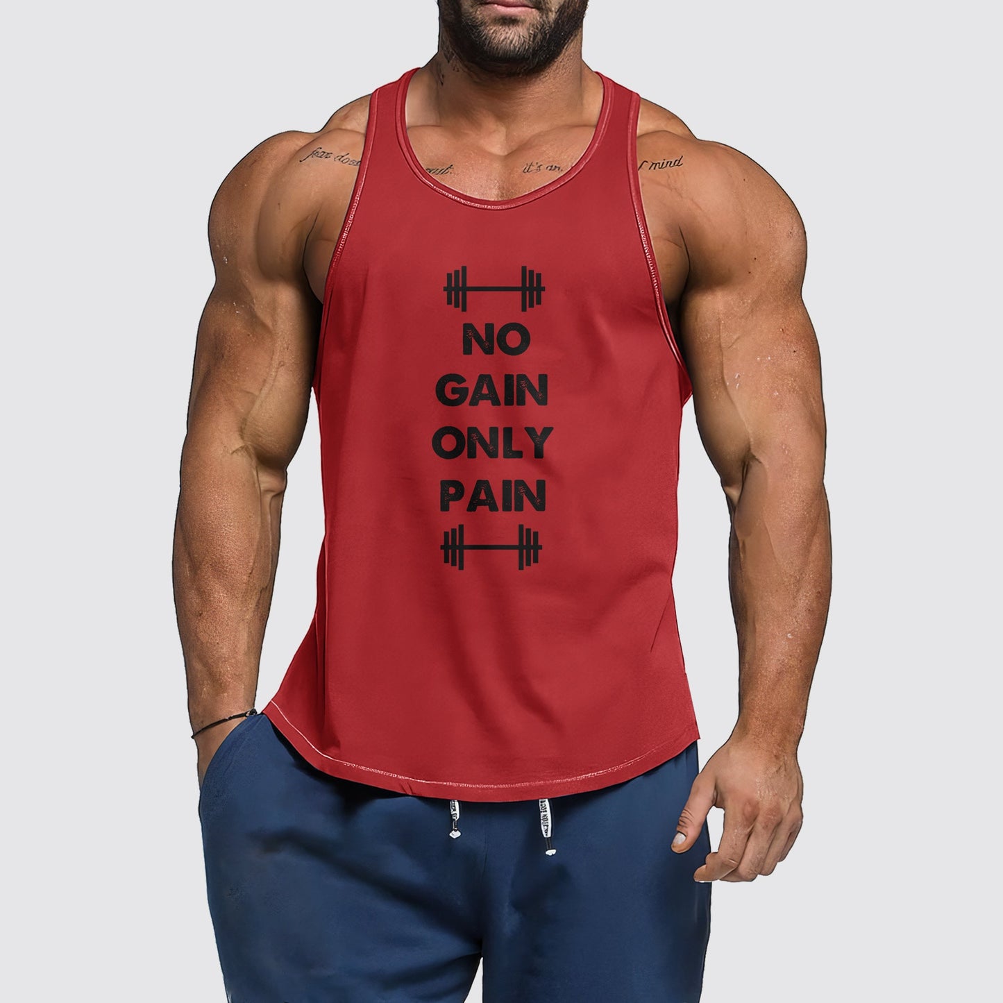 Ultimate Gym Tank Top for Men: Stay Cool and Comfy During Intense Workouts- AA04064