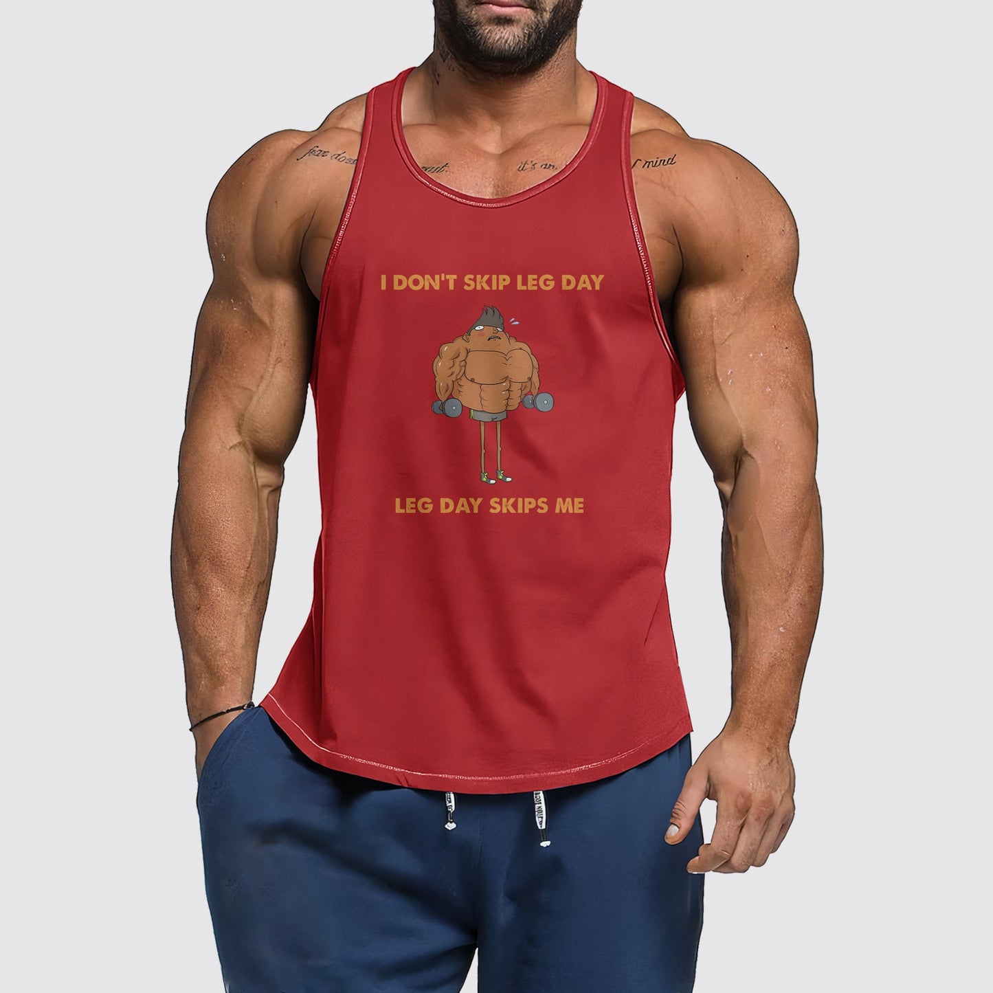 Ultimate Gym Tank Top for Men: Stay Cool and Comfy During Intense Workouts- AA04065