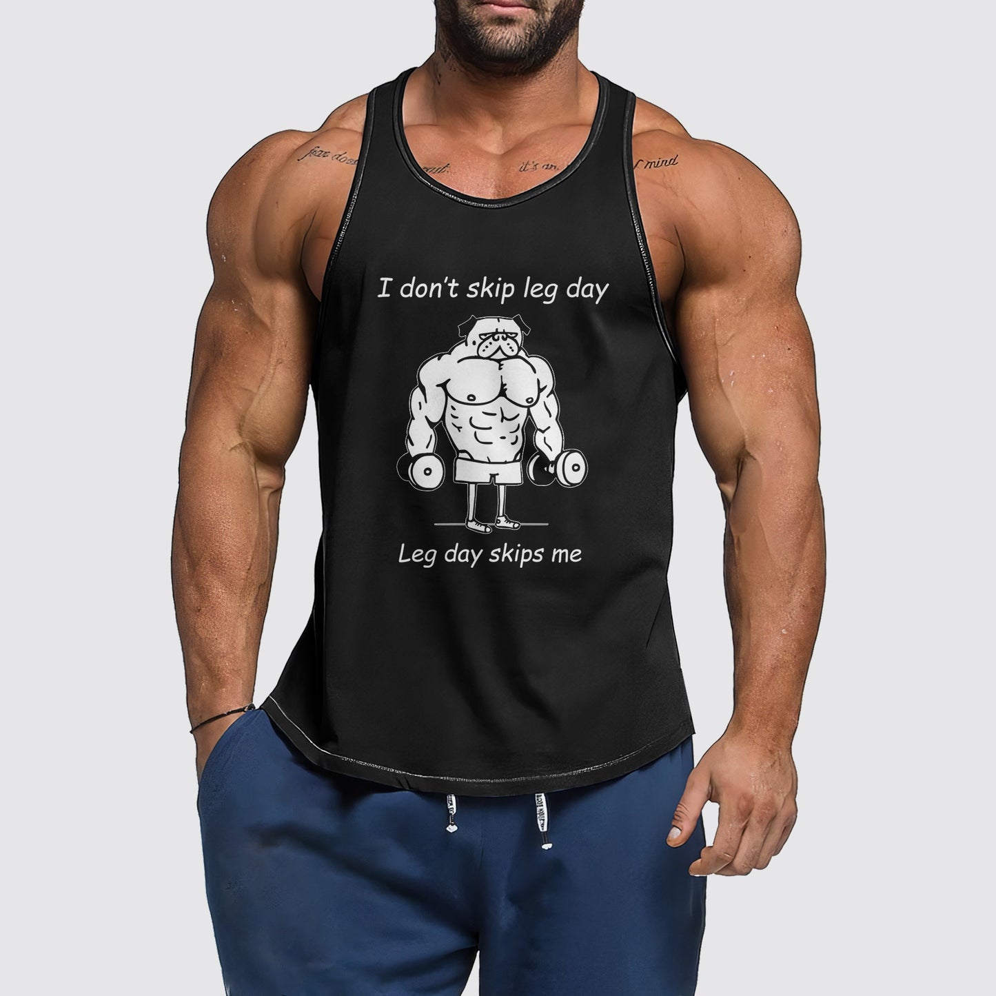 Ultimate Gym Tank Top for Men: Stay Cool and Comfy During Intense Workouts- AA04079