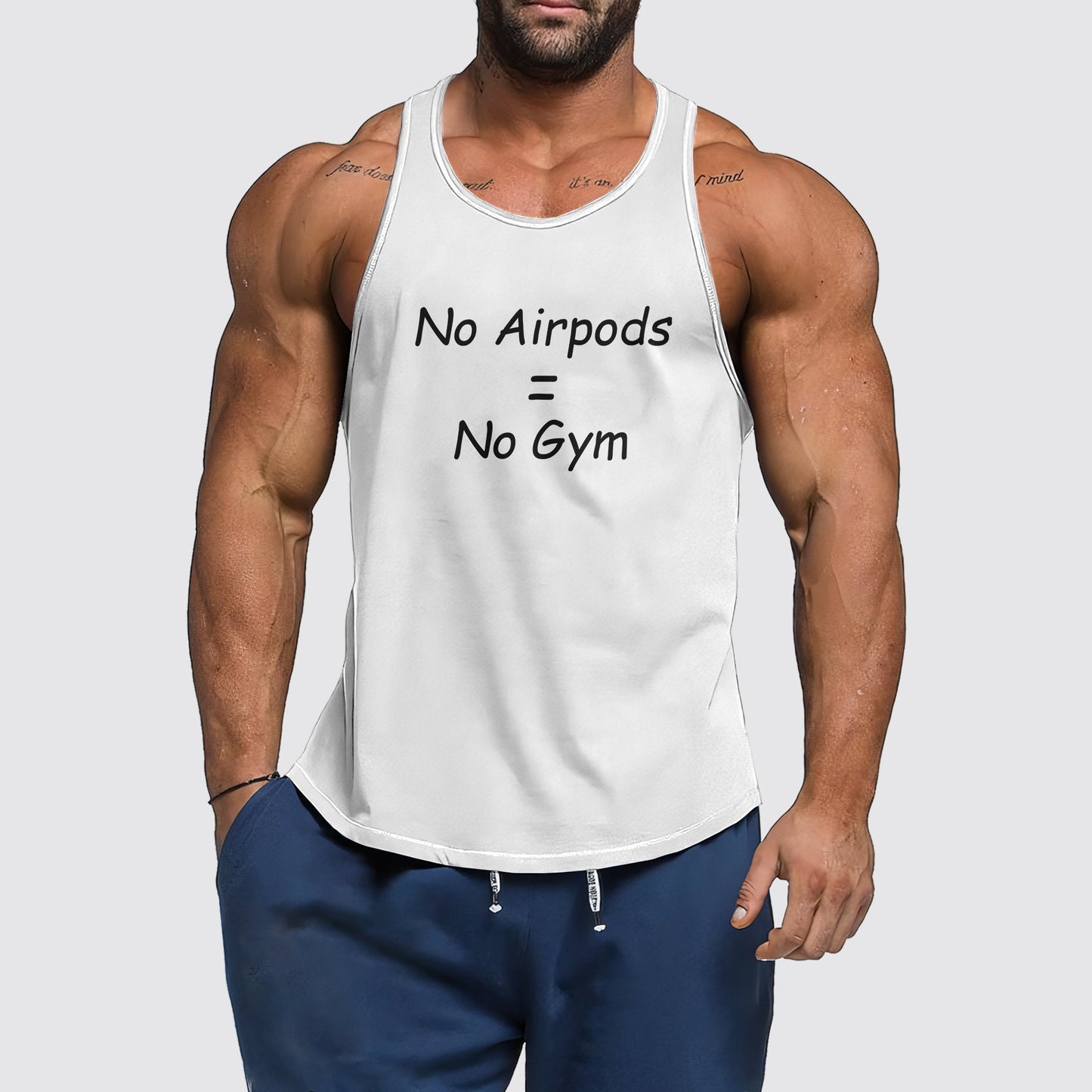 Ultimate Gym Tank Top for Men: Stay Cool and Comfy During Intense Workouts- AA04080