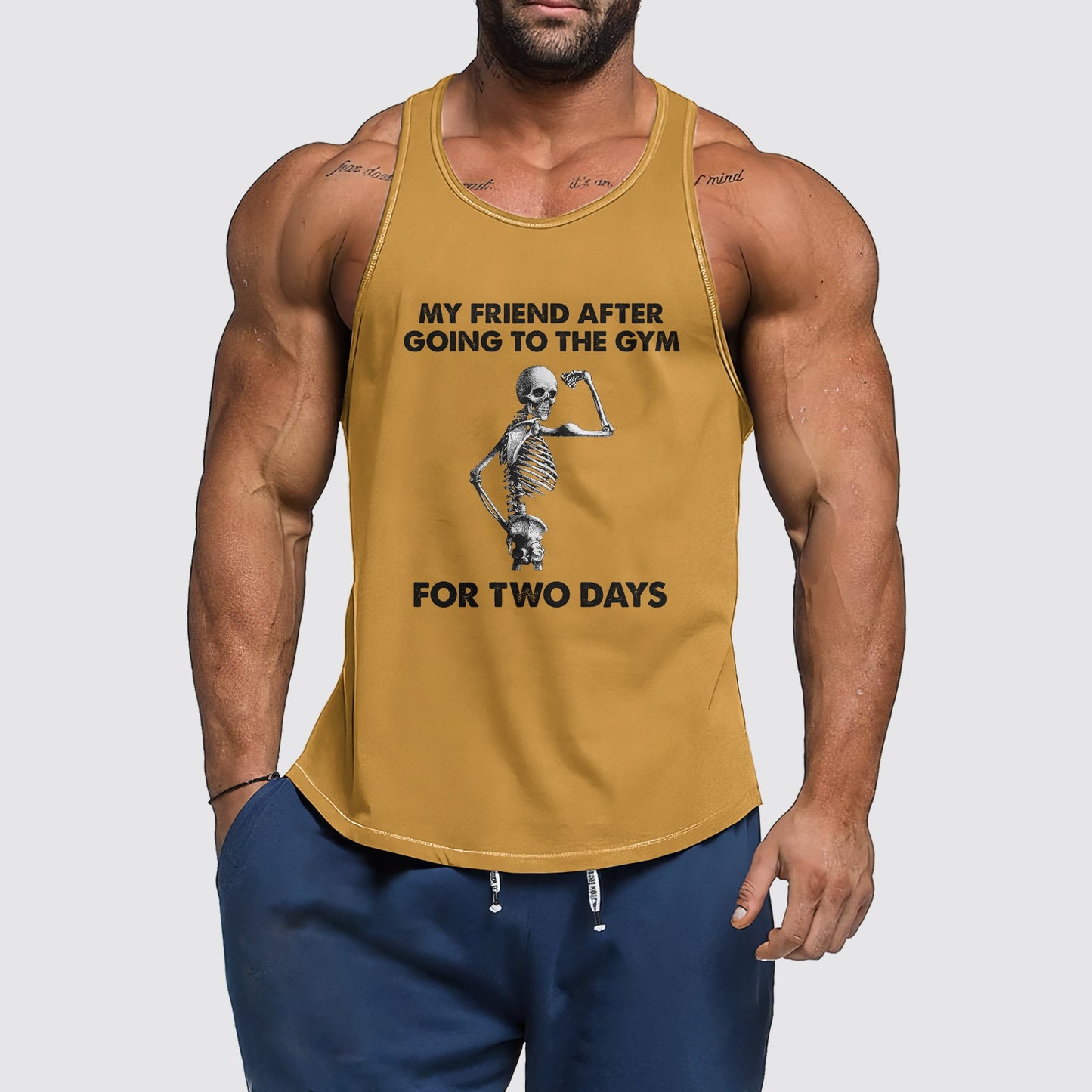 Ultimate Gym Tank Top for Men: Stay Cool and Comfy During Intense Workouts- AA04087