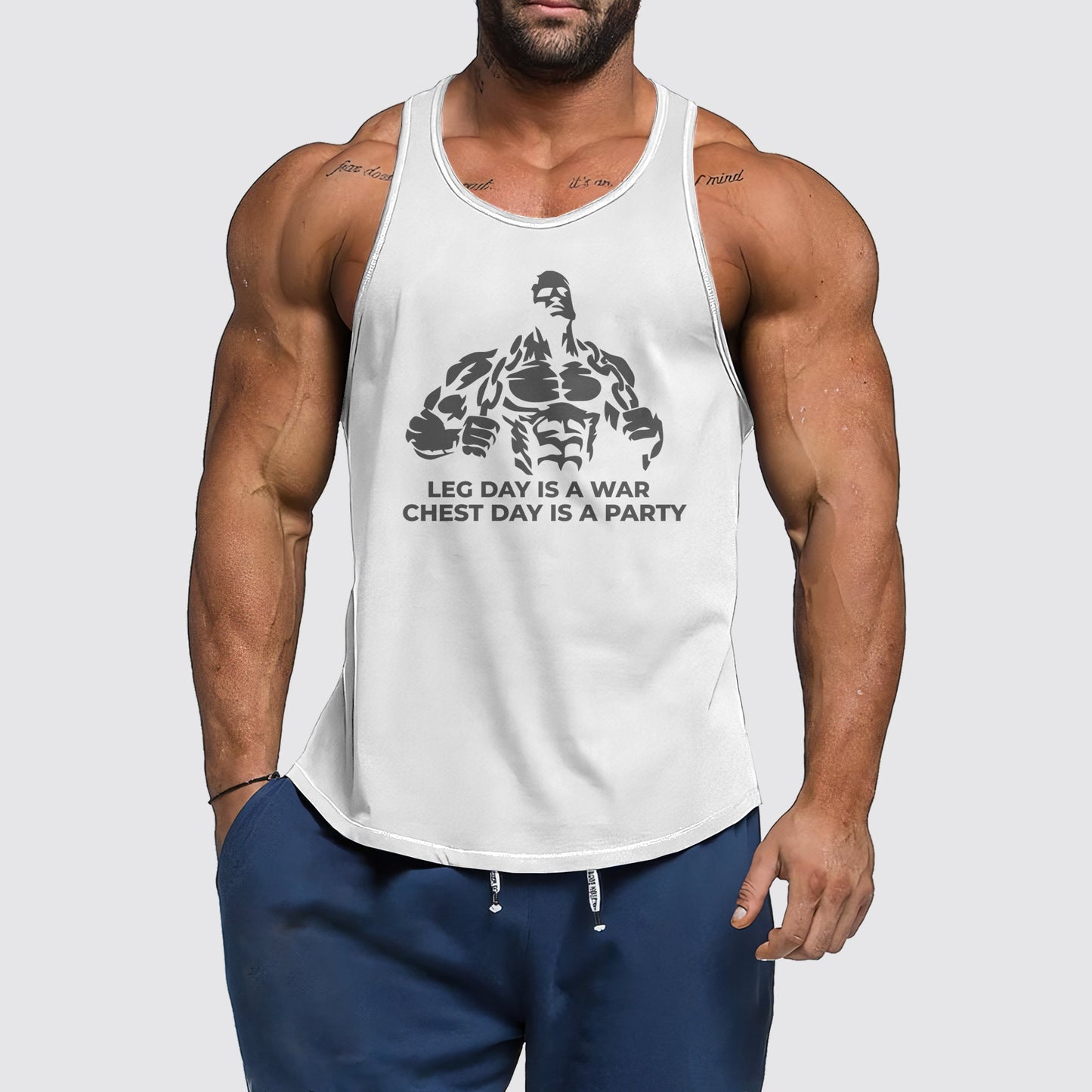 Ultimate Gym Tank Top for Men: Stay Cool and Comfy During Intense Workouts- AA04102