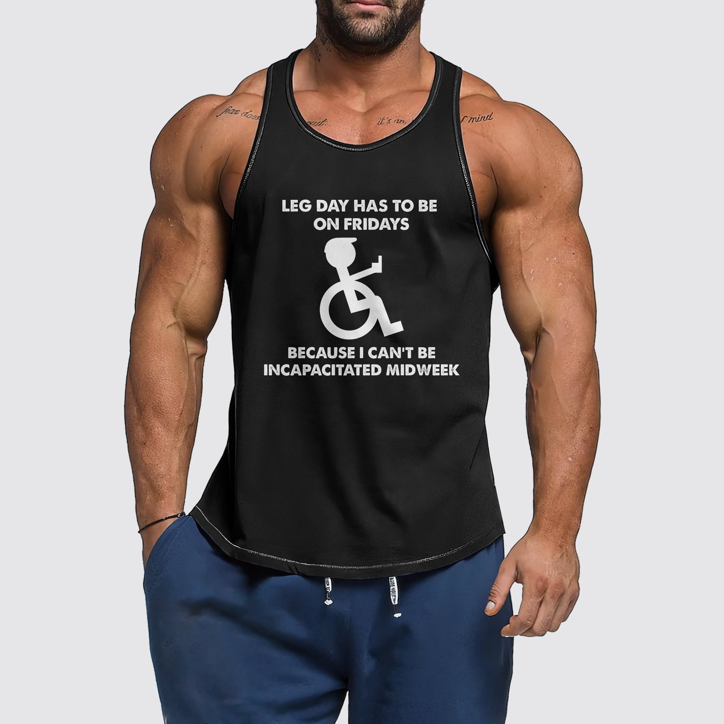 Ultimate Gym Tank Top for Men: Stay Cool and Comfy During Intense Workouts- AA04108