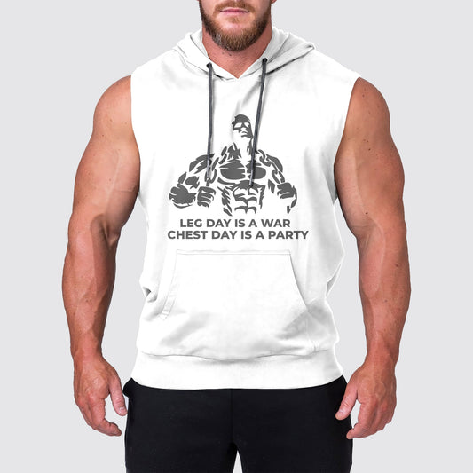 Ultimate Gym Sleeveless Hoodie for Men: Stay Cool and Comfy During Intense Workouts- AA04262